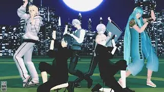 【MMD刀剣乱舞】エンヴィキャットウォーク【ショタ組 /三日月宗近/鶴丸国永/ 新人組】