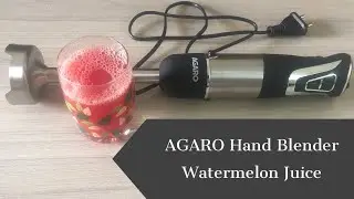 Демонстрация арбузного сока с погружным блендером Agaro Marvel 800 Вт