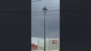 Tormenta y granizos en Rincón de la Victoria (Málaga)