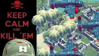 Battle Islands Online Game Play GRYPHN M (blue) vs UNSKINABLE1 (green)