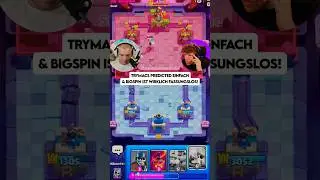 Trymacs predicted alles & Bigspin fassungslos! 😳 #trymacs #clashroyale #bigspin