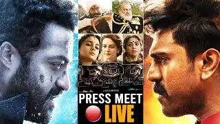 🔴LIVE: RRR Press Meet Live | NTR | Ram Charan | Rajamouli | Alia Bhatt | News Buzz
