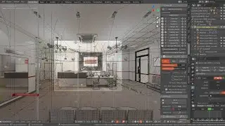 Blender 3 #CyclesX and #SSGi architecture and interior design raw workflow