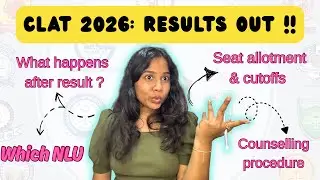 RESULTS Out!! What now❓😱| counselling procedure | seat allotment & cutoffs explained✅: MUST WATCH🤯