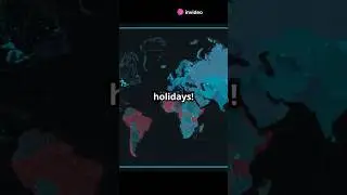 The countries with the most holidays #country  #holiday #facts