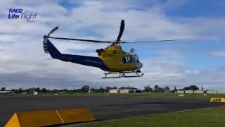 RACQ LifeFlight Rescue provides flood relief following Cyclone Debbie