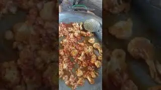 Paella de coliflor y bacalao con ajos tiernos (truquitos)