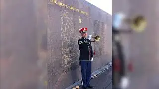 General John J. Pershing's historic bugle sounds again.