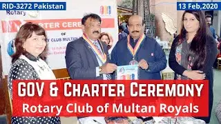 GOV & Charter Ceremony l RC Multan Royals