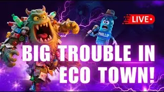 BIG TROUBLE IN ECO TOWN! | The Trash Monster vs. The Eco Crew | Kids Environmental Story