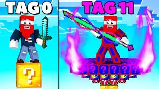 11 TAGE in einer MINECRAFT LUCKY BLOCK WELT &Uuml;BERLEBEN