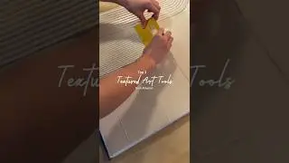 Top 3 Textured Art Tools#texturedart #plasterar #walldecor #satisfying #diy #artandcraft #handmade