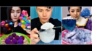 CUP ICE MUKBANG #246- SATISFYING CRUNCHY EATING SOUNDS!EATING#ASMR #MUKBANG
