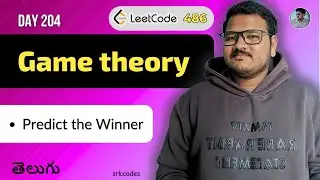 Leetcode 486: Predict the Winner in Telugu | Recursion, DP Tabulation | Python DSA | srkcodes