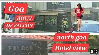 #GOA FAMOUS HOTEL#DE FALCON CANDOLUM ROOM VIEW #SWIMMING POOL #TARIFF#NORTH GOA# 3STAR /#4STAR HOTEL