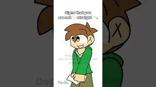 Sign&rsquo;s That You Are Not Straight | #eddsworld #shorts | JOKEE!!!