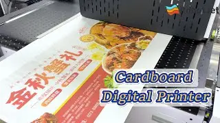 Cardboard Packaging Printer: Robotjet custom single pass digital printer! #carton #printer