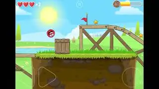 Red Ball &ndash; Level 9 Walkthrough -Clean Run  #RedBall #Gameplay #Level9