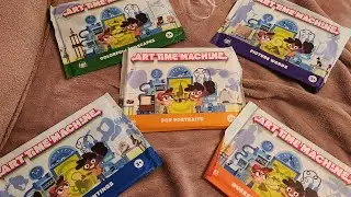2023 Wendy's Art Time Machine Kids Meal Toys