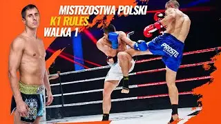 JURAS WALCZY: Mistrzostwa Polski K1 Rules - walka 1