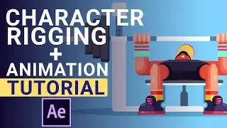Character Animation Tutorial in After Effects || Bench Press Front View
