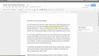 Google Docs for Ithaca Week 2