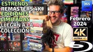 Estrenos, Remasters 4K, Ediciones limitadas llegan a la colección de 365CINE en Febrero 2024!!
