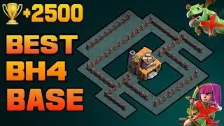 BEST BH4 Base 2017 | Best Builder Hall 4 Base 2017 | Anti 2 Star Builder Hall 4 Trophy Base 2017