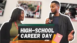 Inspiring High-School Students at a Career Day!