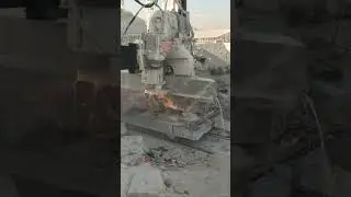 Beautiful Marble Slab Cutting Process  Marble Factory Work