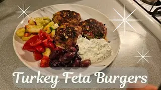 Turkey Feta Burgers