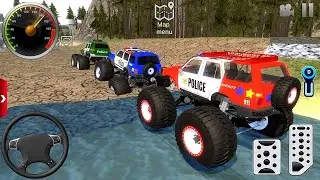 Juegos De Carros Police Monster Truck Impossible Driver Car Extreme Racing For Android Mud Gameplay