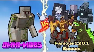 IRON GOLEM [Omni mobs] vs Famous 1.20.1 Bosses