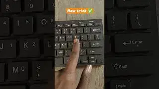 New Trick ✅ Keyboard Key 🔐 #viral #tech #keyboardshortcuts #computer #status #new