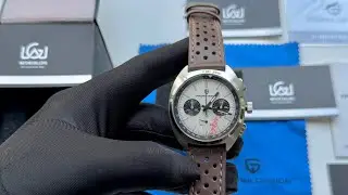 Pagani Design PD1782 Brown Leather | Panda Chronograph | Pagani Design Watch | Chronograph Watch  