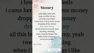 Lisa ~ money lyrics #money #lyrics #lisa #songlyrics #shorts #ytshorts #ytfeed #music