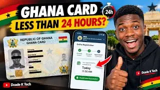 🔥 Get Your Ghana Card in Less Than 24 Hours! | Fast Registration, Replacement & Update 🇬🇭