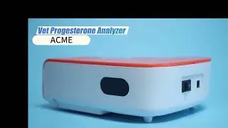 Working video for Portable Canine Progesterone Analyzer