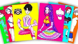 PINK IDOL HUNTRIX Rumi and SAJA BOYS - KPOP DEMON HUNTERS | sticker book diy