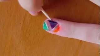 Color block nail Tutorial by makeubypi