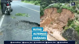 Km 24 de Carretera a El Salvador sigue cerrada y rutas alternas presentan graves daños