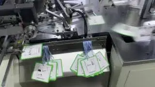 Double Piece Hangtag Stringer Machine