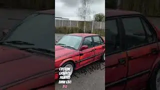 CUSTOM GRAFFITI PAINTED BMW E30 🇬🇧. #bmw #autoalex # #phonk #remix #music #edit #graffiticar #uk