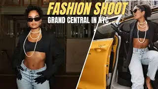 NYFW Behind the Scenes, Fashion Shoot at Grand Central Station with Off Camera Flash