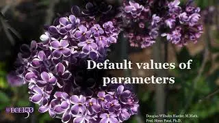 1.30 Default values of parameters
