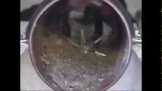 Rohrreinigung, Rohr verstopft, Abfluss verstopft, Beton im Rohr, Rohrreinigungsspirale