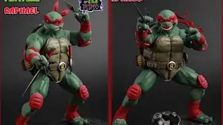 New BIGFTOYS TMNT Raphael 40th Anniversary Edition 1/6 Scale Collectible Figure revealed