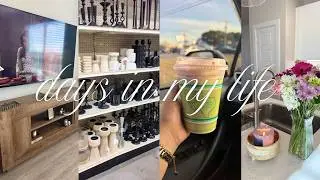 DAYS IN MY LIFE | new tv stand, home decor shopping, gifted PR, & more