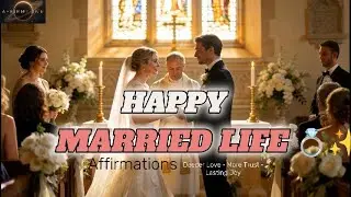 Married Life 💍 | Powerful Affirmations for a Happy, Loving & Lasting Marriage (Law of Assumption)