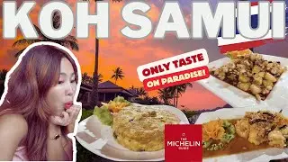 MICHELIN BEACH SIDE RESTAURANT IN PARADISE OF KOH SAMUI. We ate food can't find anywhere else!!
